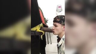 Daddy's Piss Drinking Twink in the Locker Room45ty