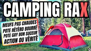 Kiss my scrotum, pal, it's camping here! Truth or dare? Gargle my manhood, pal!