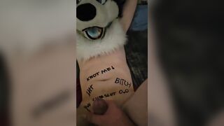 Getting tough hump and jizm on stomach from my deer beau