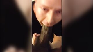 White Boy Blowing Black Fuck-Stick