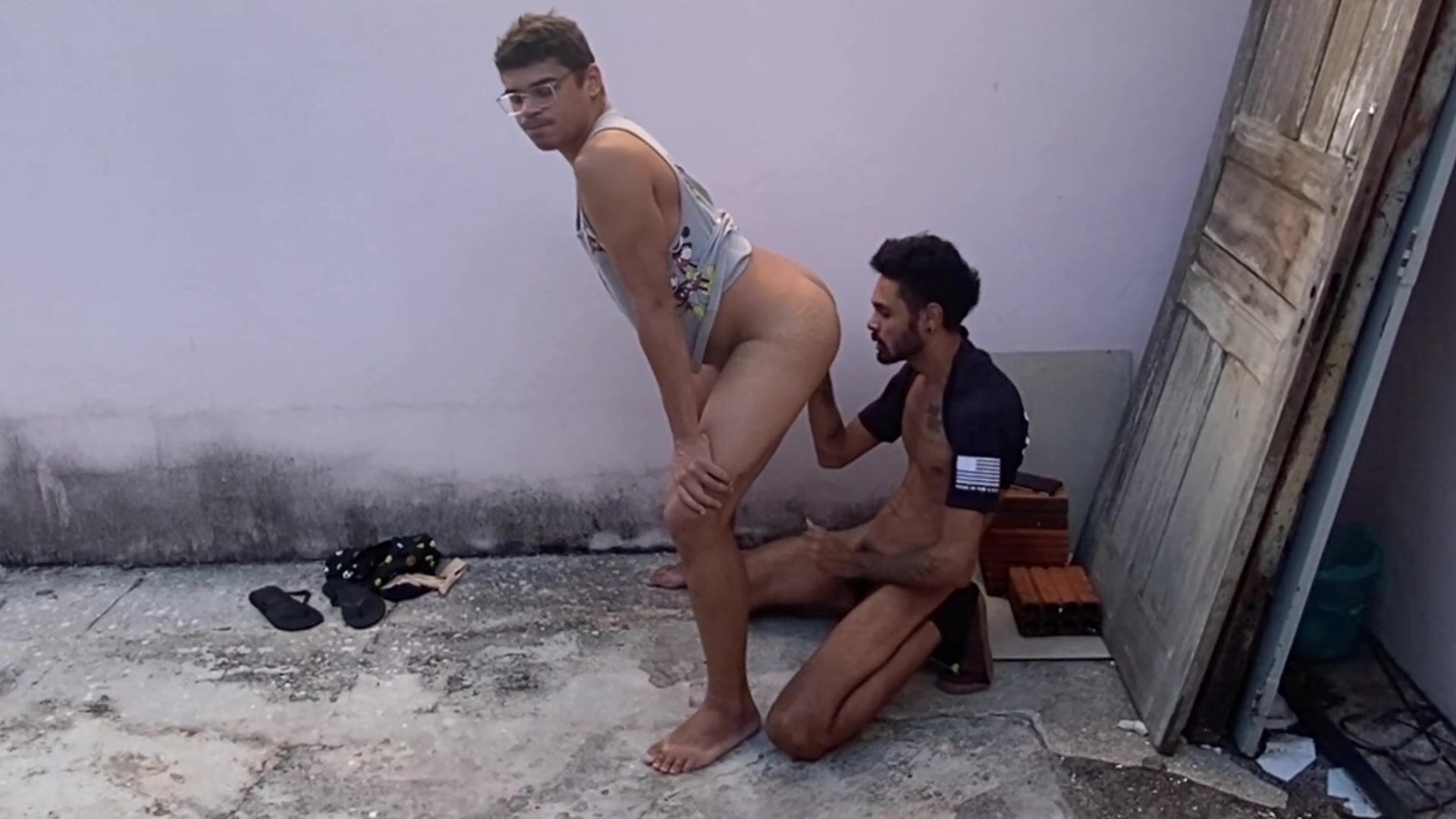 I slurped the backside of an unknown liability who caught me milking off in...