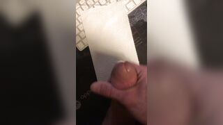 ample salami blows a load monstrous flow after a week sans fucky-fucky